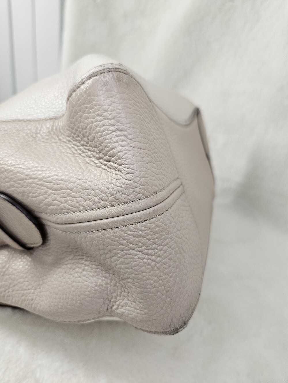 Kate Spade Leila Colorblock Tripe Compartment Pebbled Leather Shoulder Bag - Picture 7 of 13